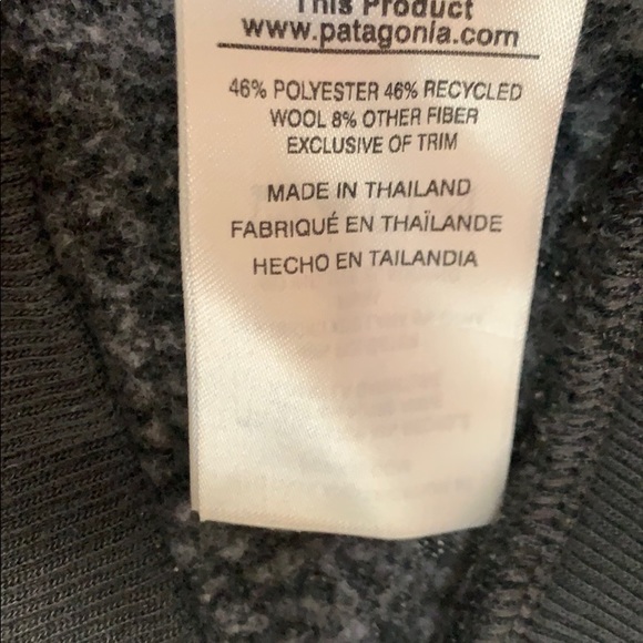 Patagonia Quarter Zip Woolyester Pullover - Picture 5 of 6